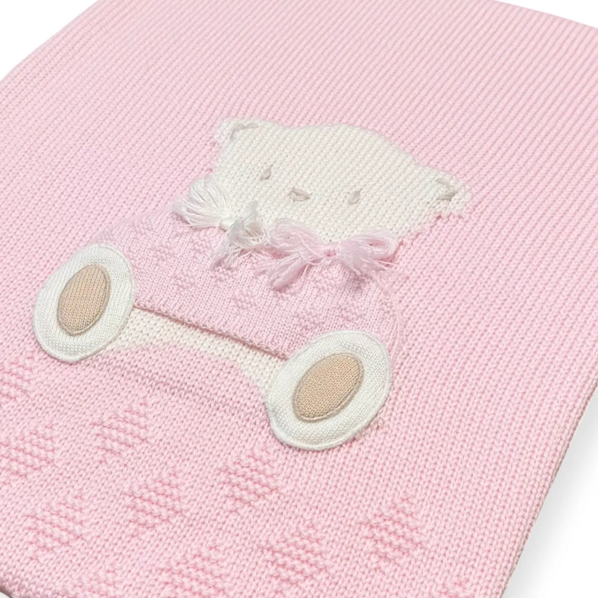 Coperta Neonata Rosa 7772 Teddy by BIMBALO'