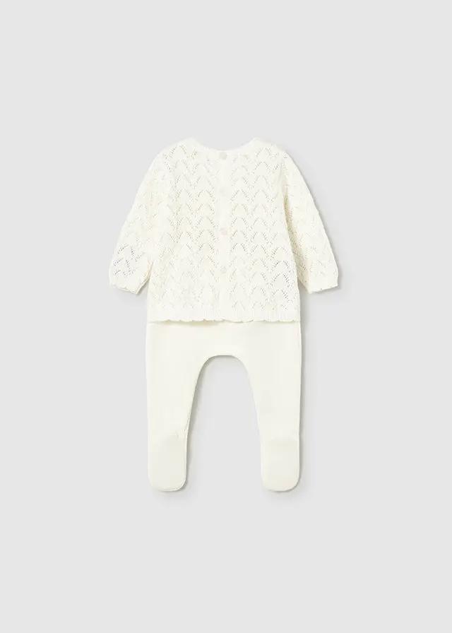 Completo nascita Neonata Bianco 1594/11 by MAYORAL