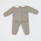 Completo nascita Neonato Ecru BRAIDING 516/E by BABY LORD