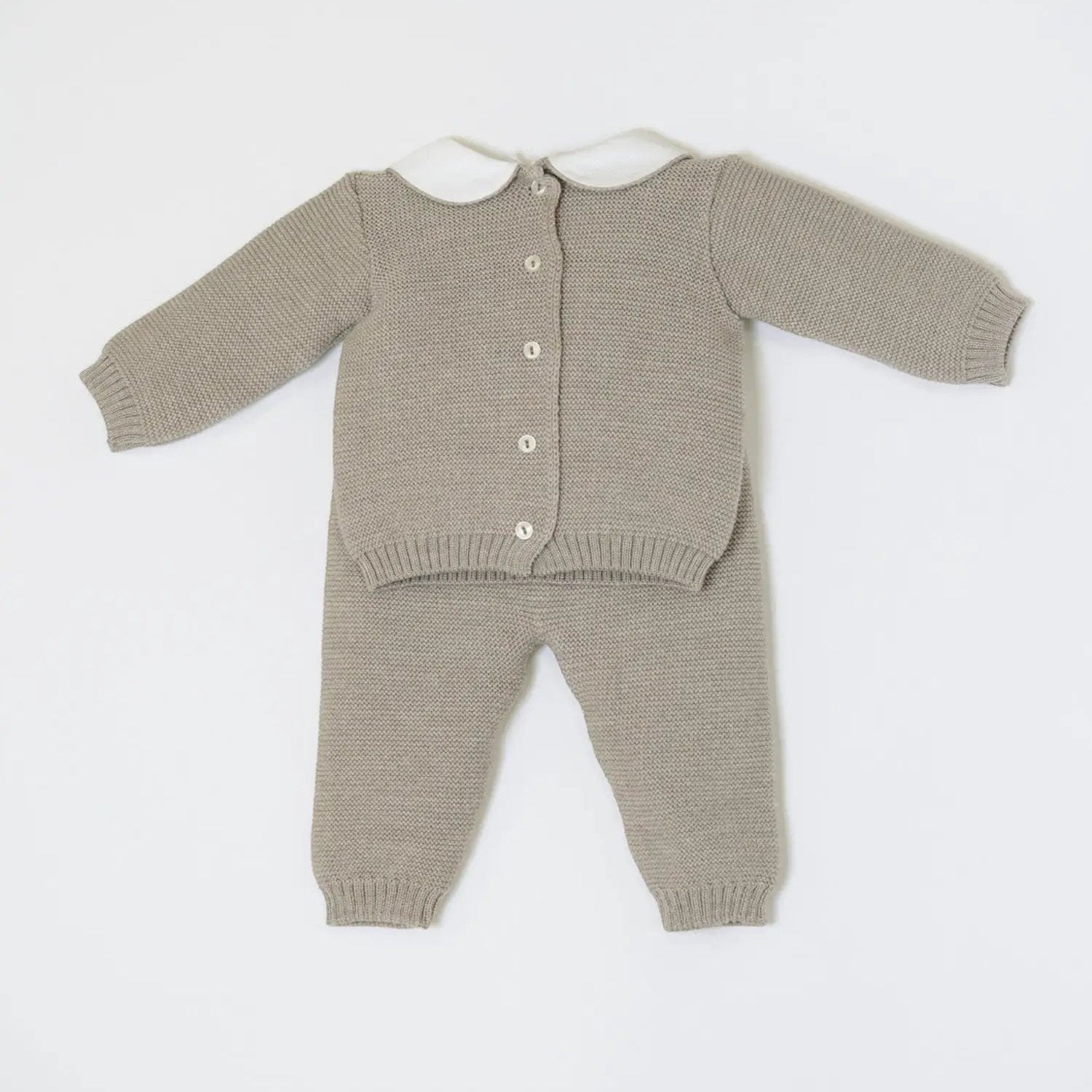 Completo nascita Neonato Ecru BRAIDING 516/E by BABY LORD