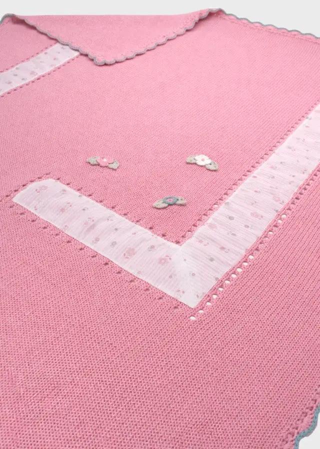 Coperta Neonata Rosa GULTEN/CO by PICCOLA GIUGGIOLA