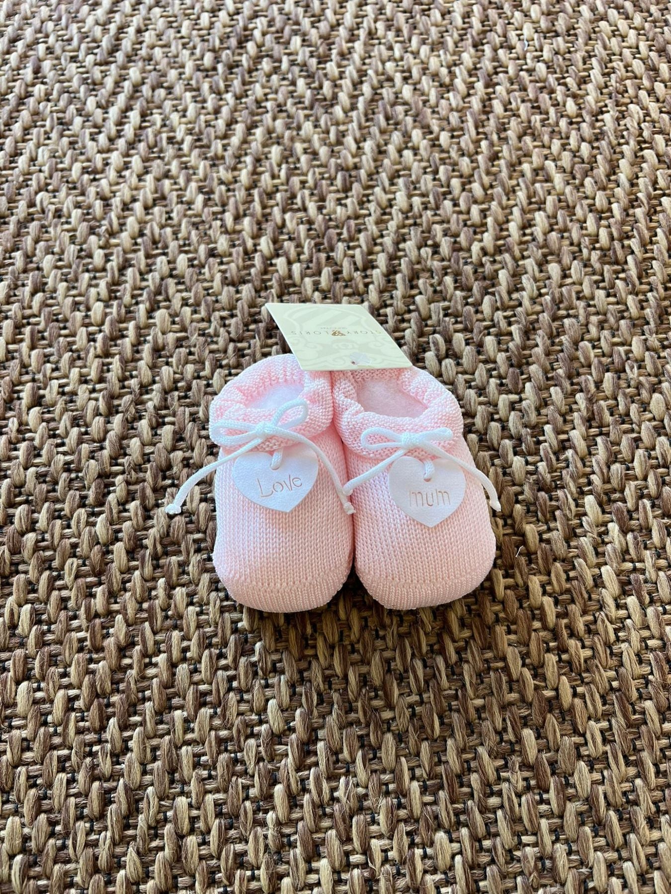 Babbucce Neonata ROSA 8635/R -  NANU' BABY