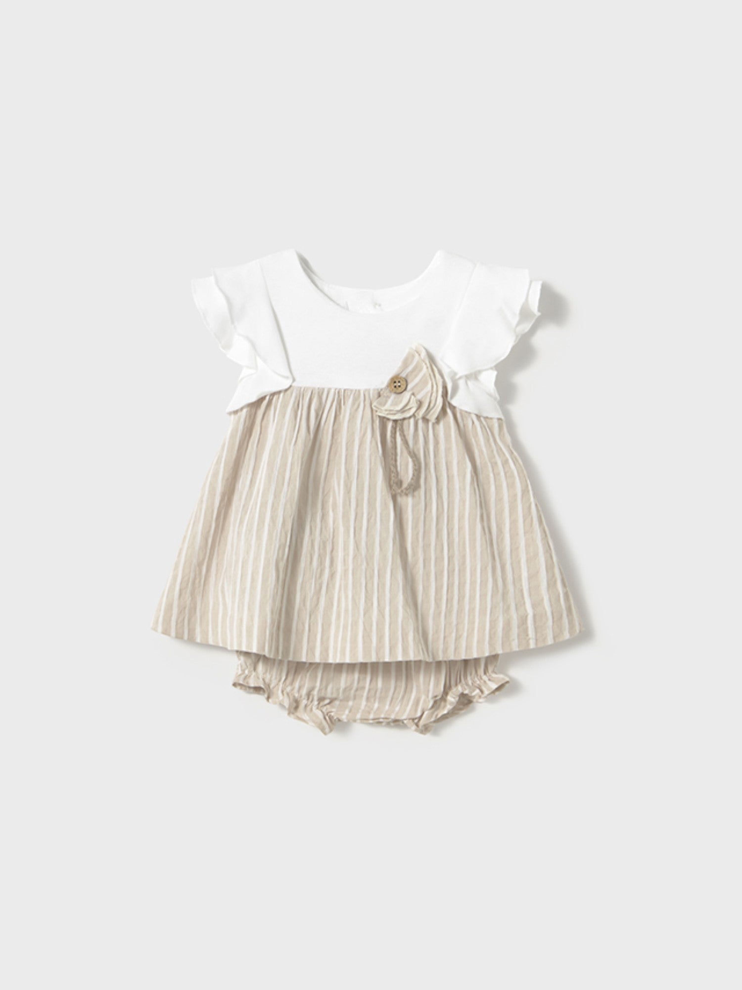 Abito Bimba AVORIO 1845 /A -  NANU' BABY