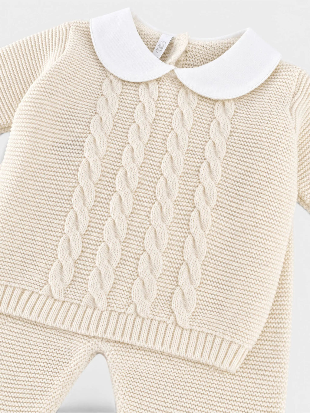 Completo nascita Neonato Panna BRAIDING 516/P by BABY LORD