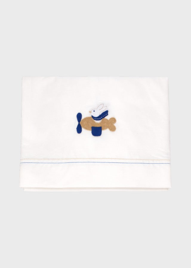 Lenzuolino Neonato Bianco 8029 by BIMBALO'