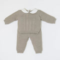 Completo nascita Neonato Ecru BRAIDING 516/E by BABY LORD