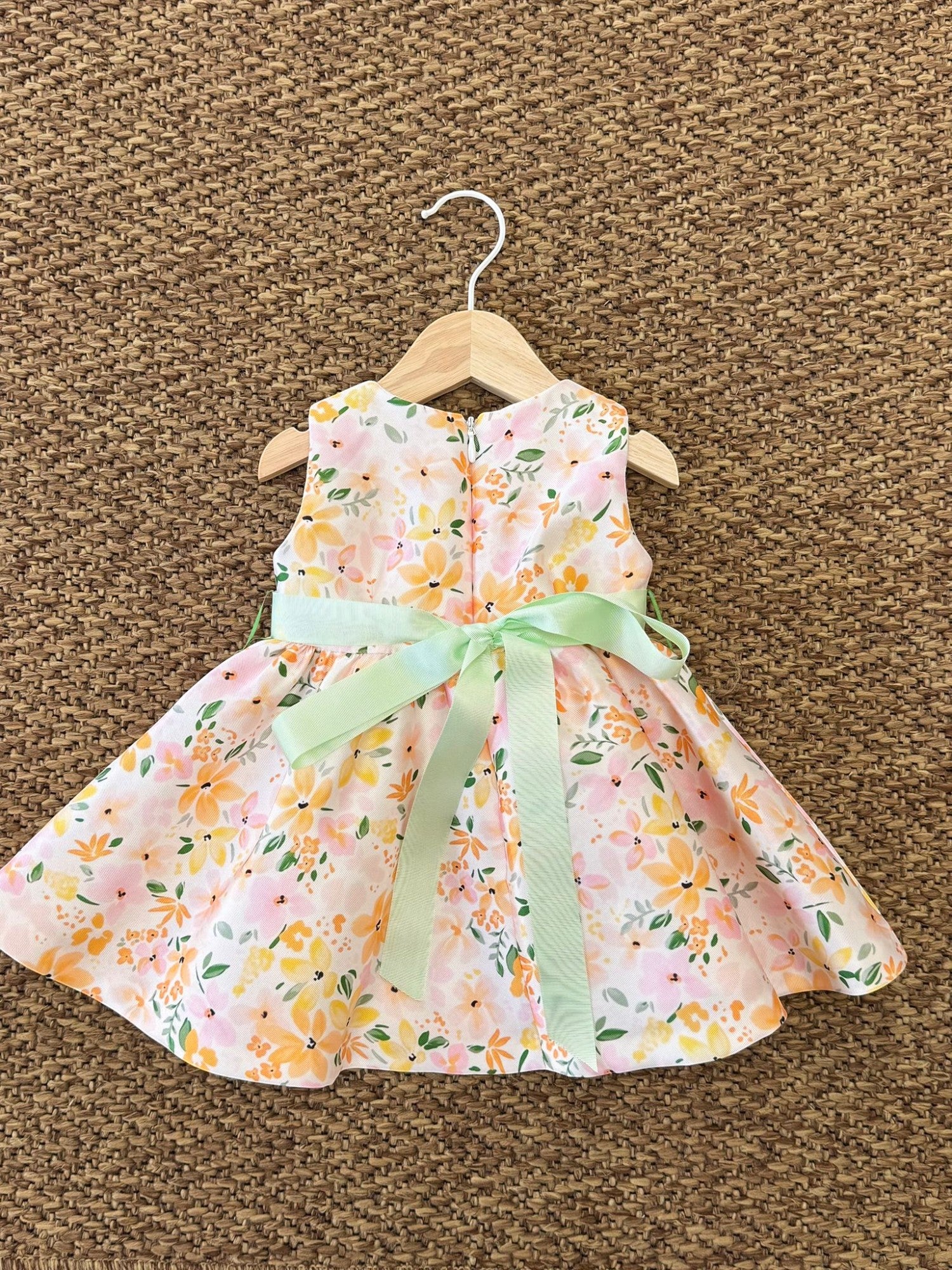 Abito Bimba ARANCIO FF39104/T40 -  NANU' BABY