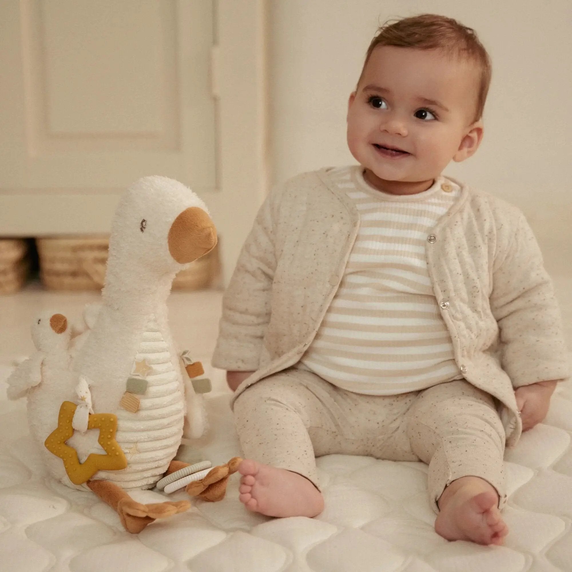 Peluche Bianco LD8431 by LITTLE DUTCH