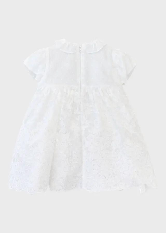 Abito Cerimonia Bimba Bianco EP2800 by MARLU'