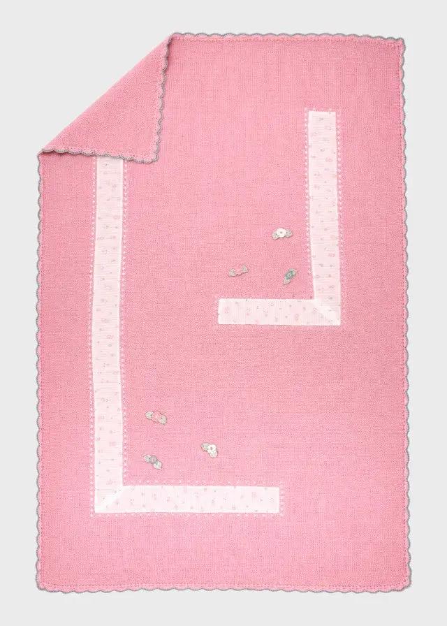 Coperta Neonata Rosa GULTEN/CO by PICCOLA GIUGGIOLA