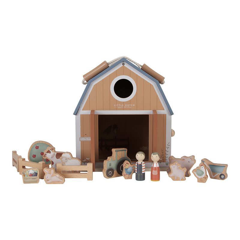 Casa delle bambole Piccola Fattoria  MULTICOLORE LD7152 -  NANU' BABY