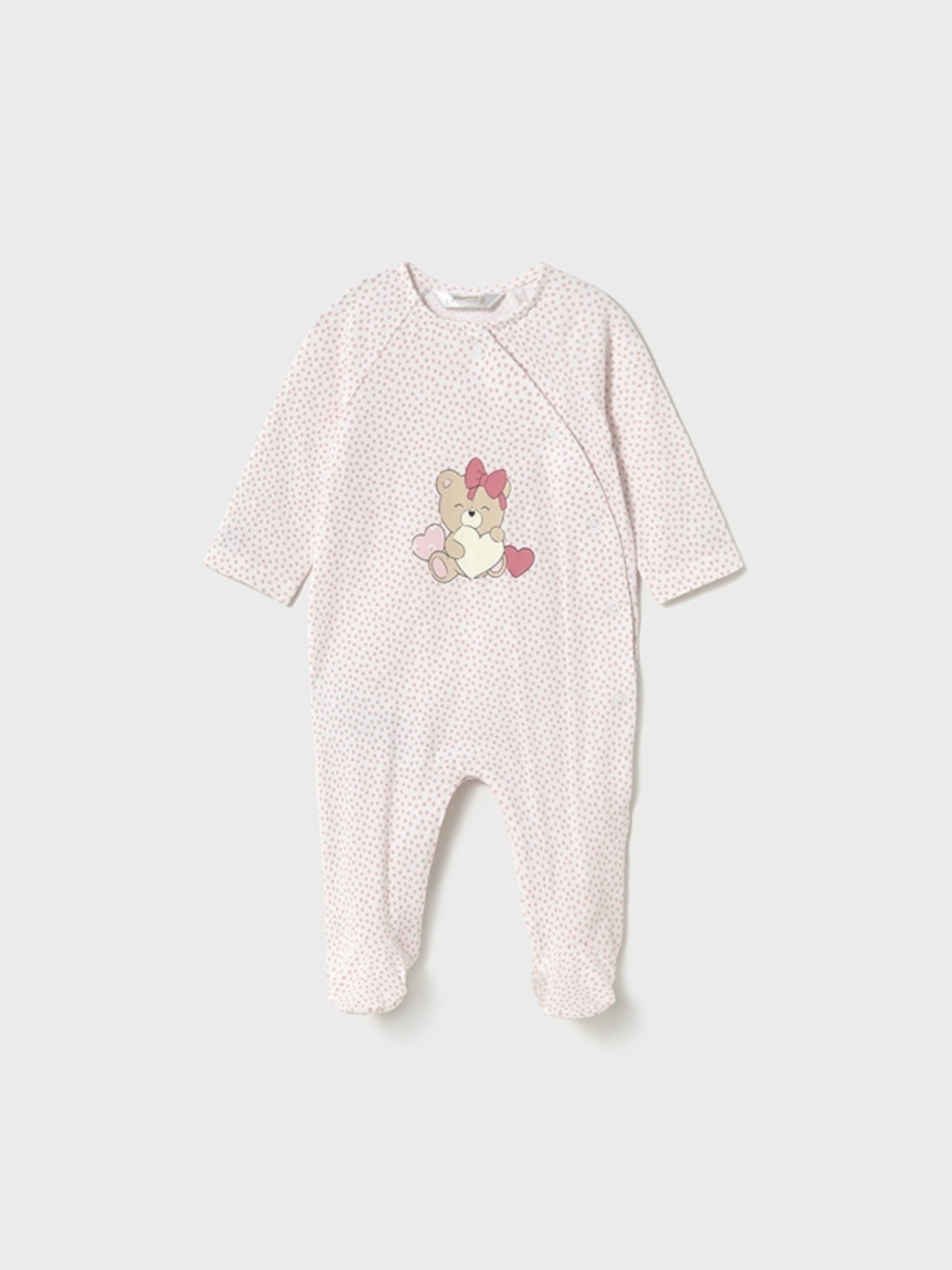 Pigiama lungo Neonata ROSA 1755 /R -  NANU' BABY