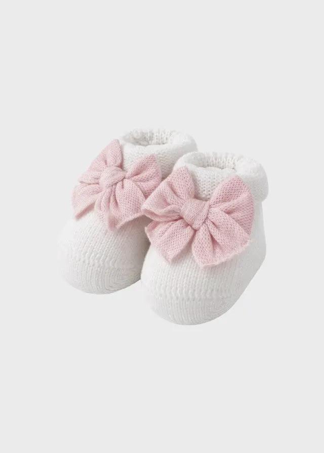 Babbucce Neonata Bianco FIOCCO 758 by BABY LORD