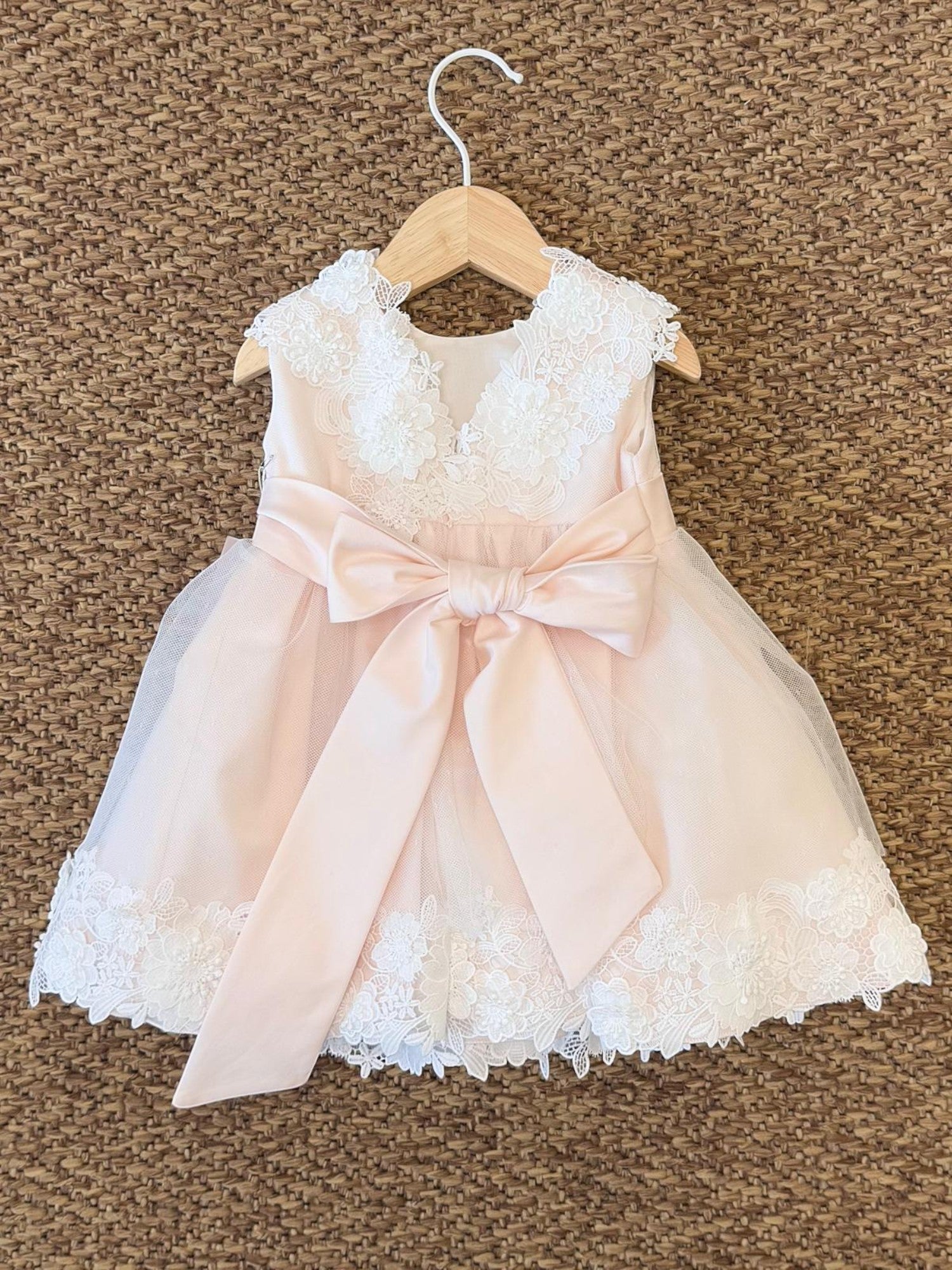 Abito Cerimonia Bimba ROSA FB083/R -  NANU' BABY
