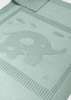 Coperta Neonato Verde LC1206 by SARTORIA DEI PICCOLI