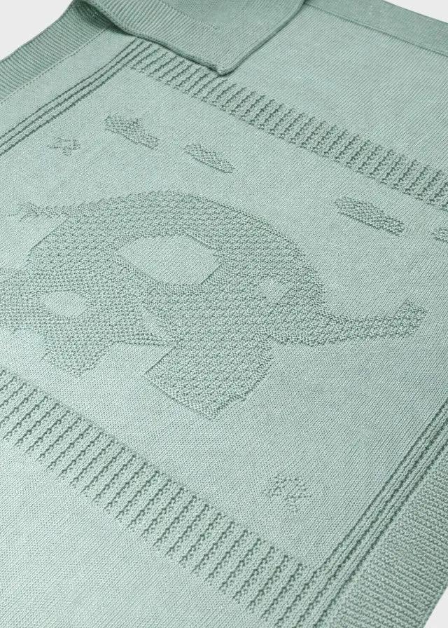 Coperta Neonato Verde LC1206 by SARTORIA DEI PICCOLI