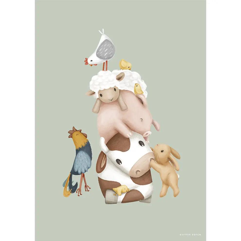 Poster A3 Multicolore PW10214022 by LITTLE DUTCH