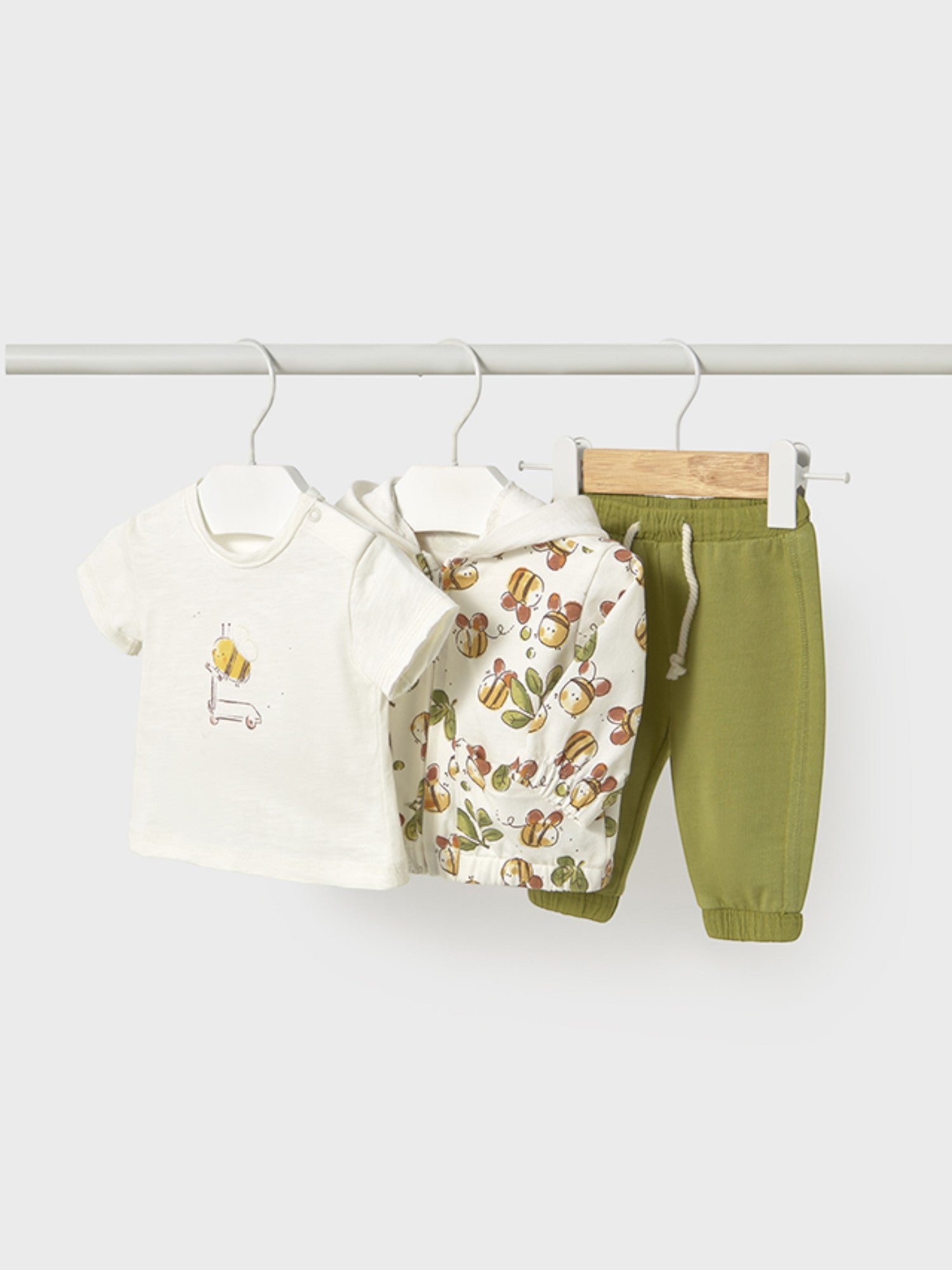 Tuta 3 pezzi maglietta Bimbo VERDE 1801 /V -  NANU' BABY