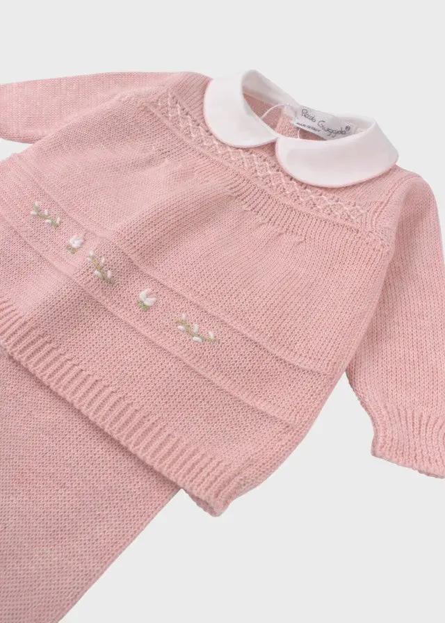 Completo nascita Neonata Rosa SOFIA/CN by PICCOLA GIUGGIOLA