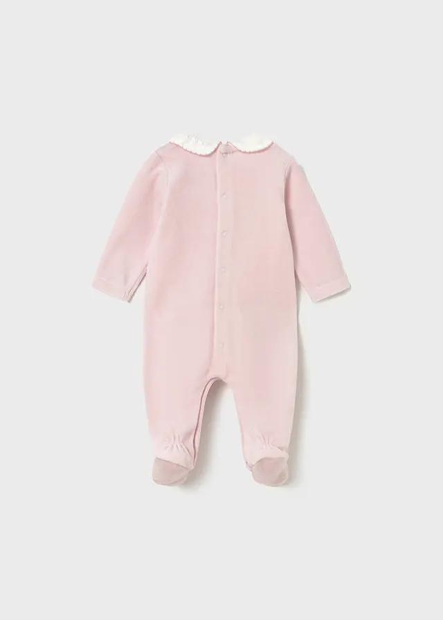 Ensemble 2 Pyjamas Bébé Fille Rose Chenille 2702/88