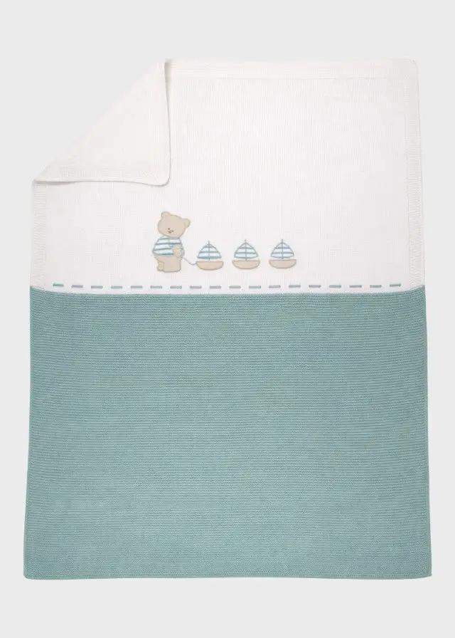 Coperta Neonato Verde ORSETTO/198-V by BABY LORD
