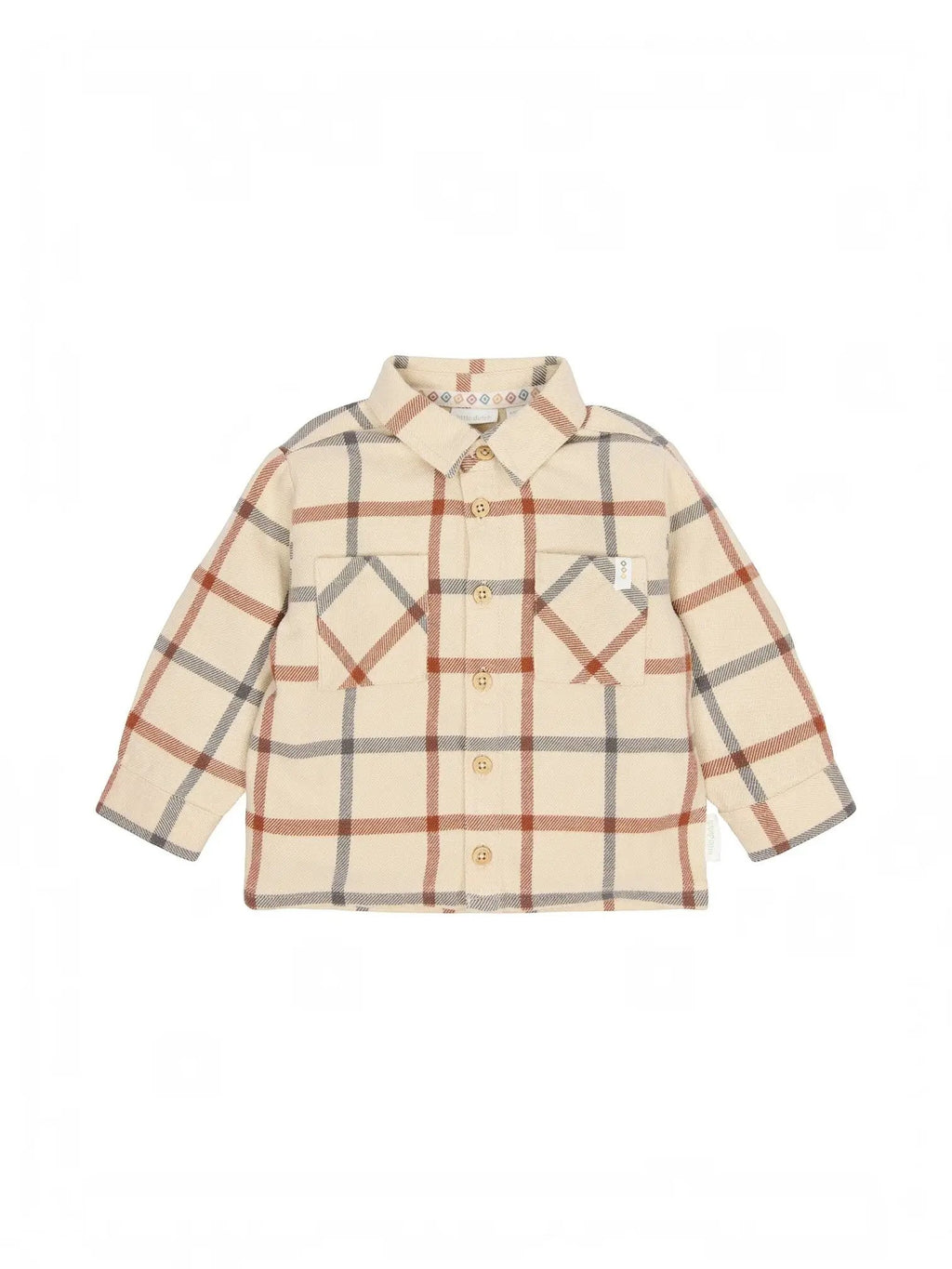 Camicia Bimbo Beige CL26091612 by LITTLE DUTCH