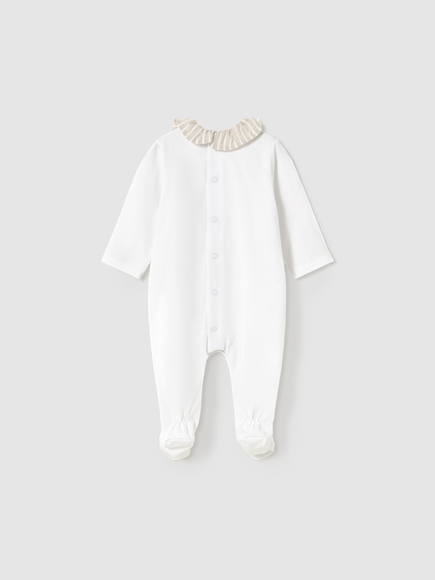 Pigiama lungo Neonata BIANCO 1747 /BI -  NANU' BABY