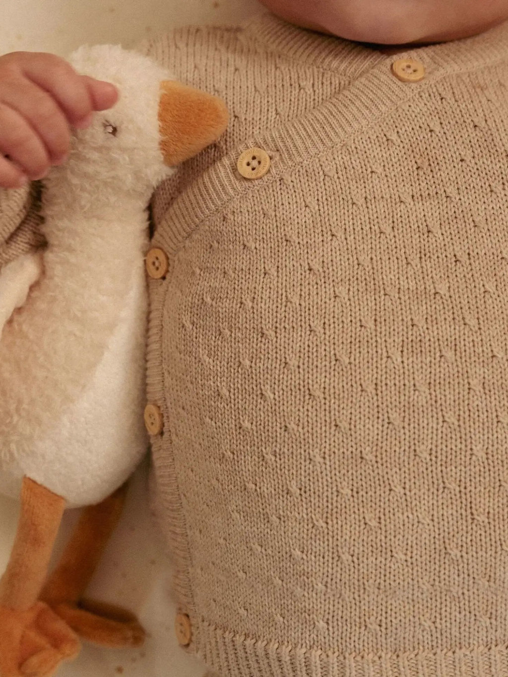 Giacca Neonato Beige CL25292001 by LITTLE DUTCH