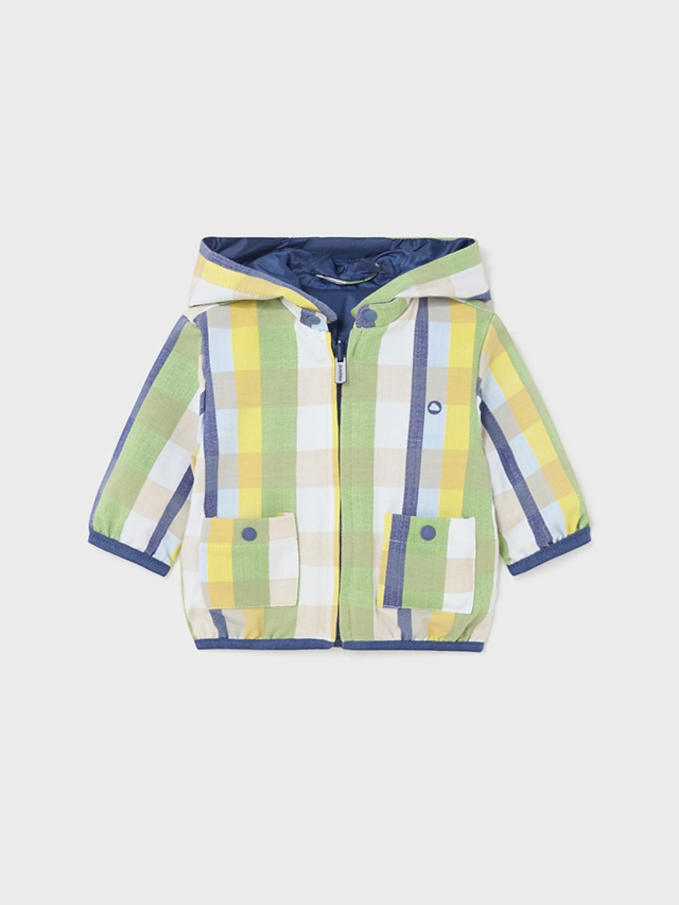 Giacca a vento reversibile Bimbo BLU 1431 -  NANU' BABY