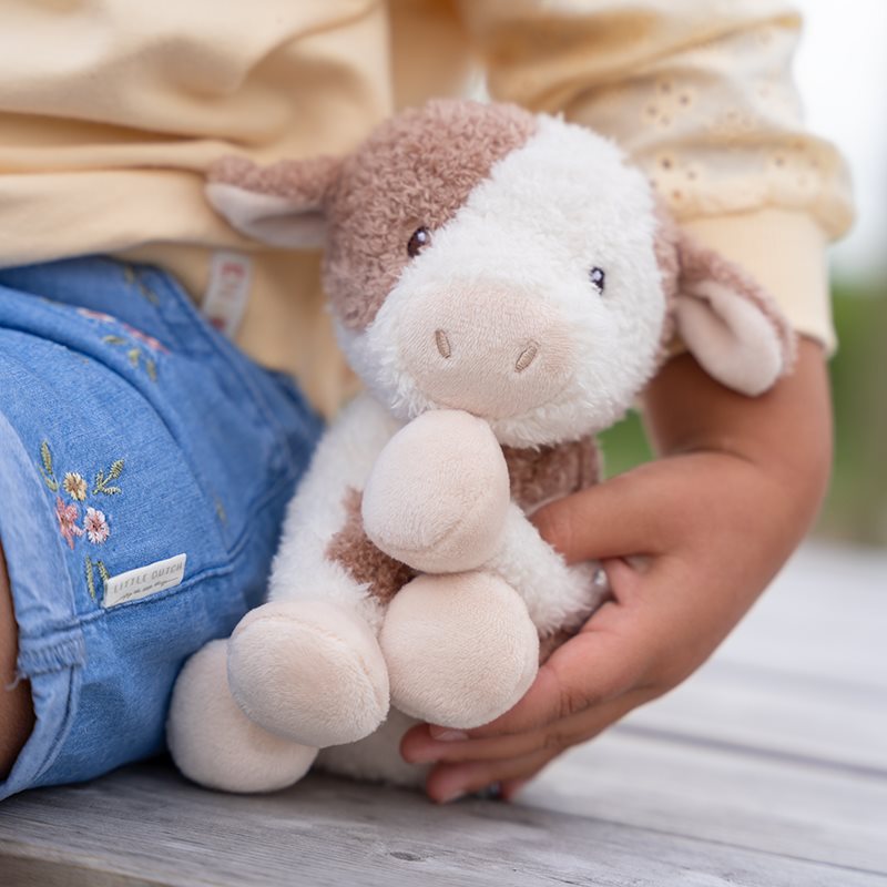 Mucca da coccolare 17 cm Piccola fattoria  MULTICOLORE LD8830 -  NANU' BABY