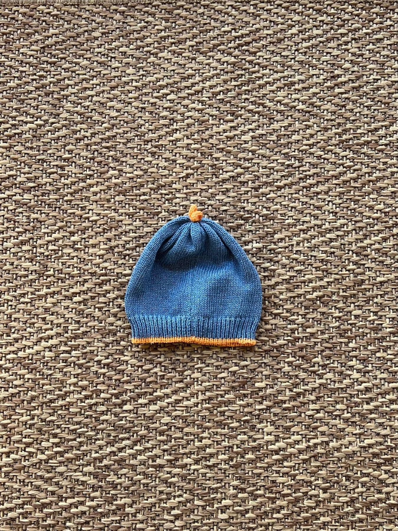 Cuffia Neonato BLU CETIN/CU -  NANU' BABY