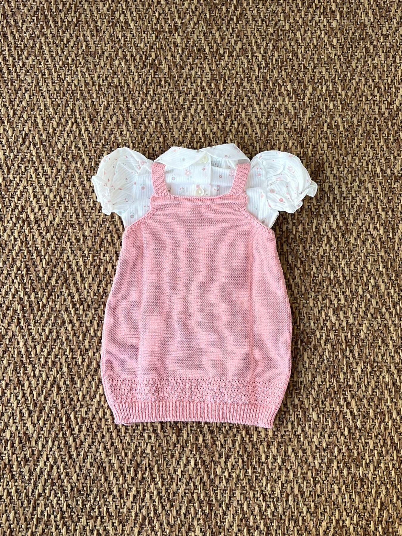 Abito in filo di cotone Bimba ROSA NAIME/AB -  NANU' BABY