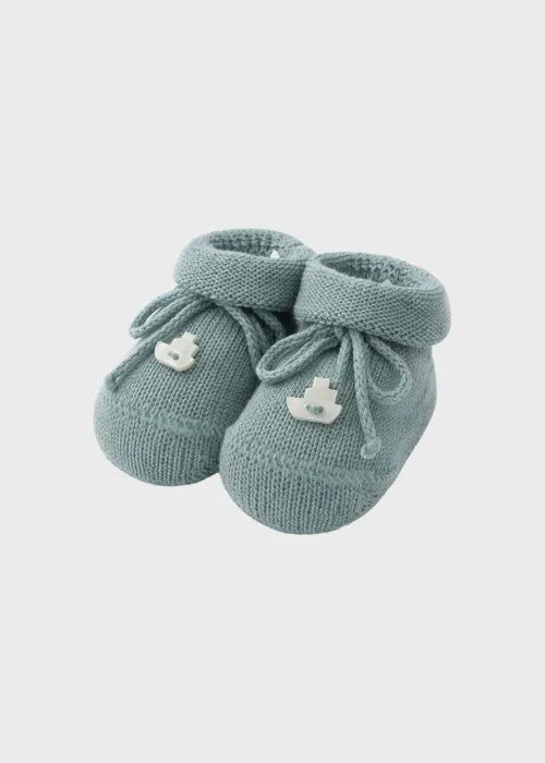 Babbucce Neonato Verde ORSETTO/767-V by BABY LORD