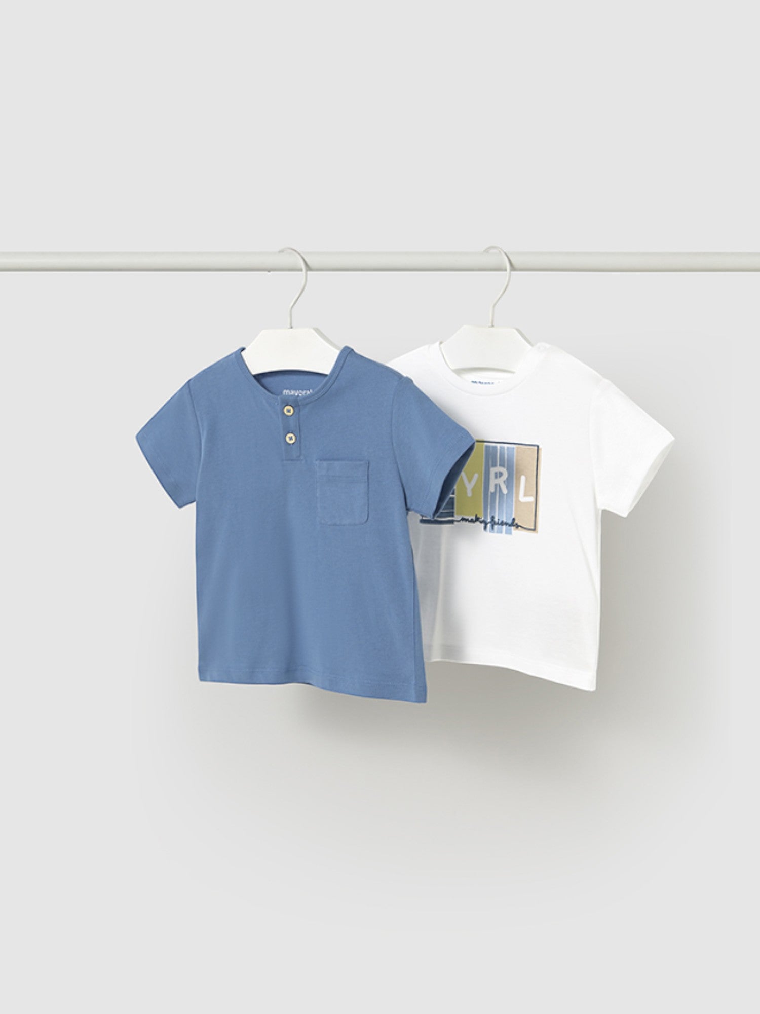 Set 2 maglie m/c Bimbo AZZURRO 1060/35 -  NANU' BABY