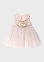 Abito Cerimonia Bimba Rosa FB094/R by FLO' SARTORIA ITALIANA