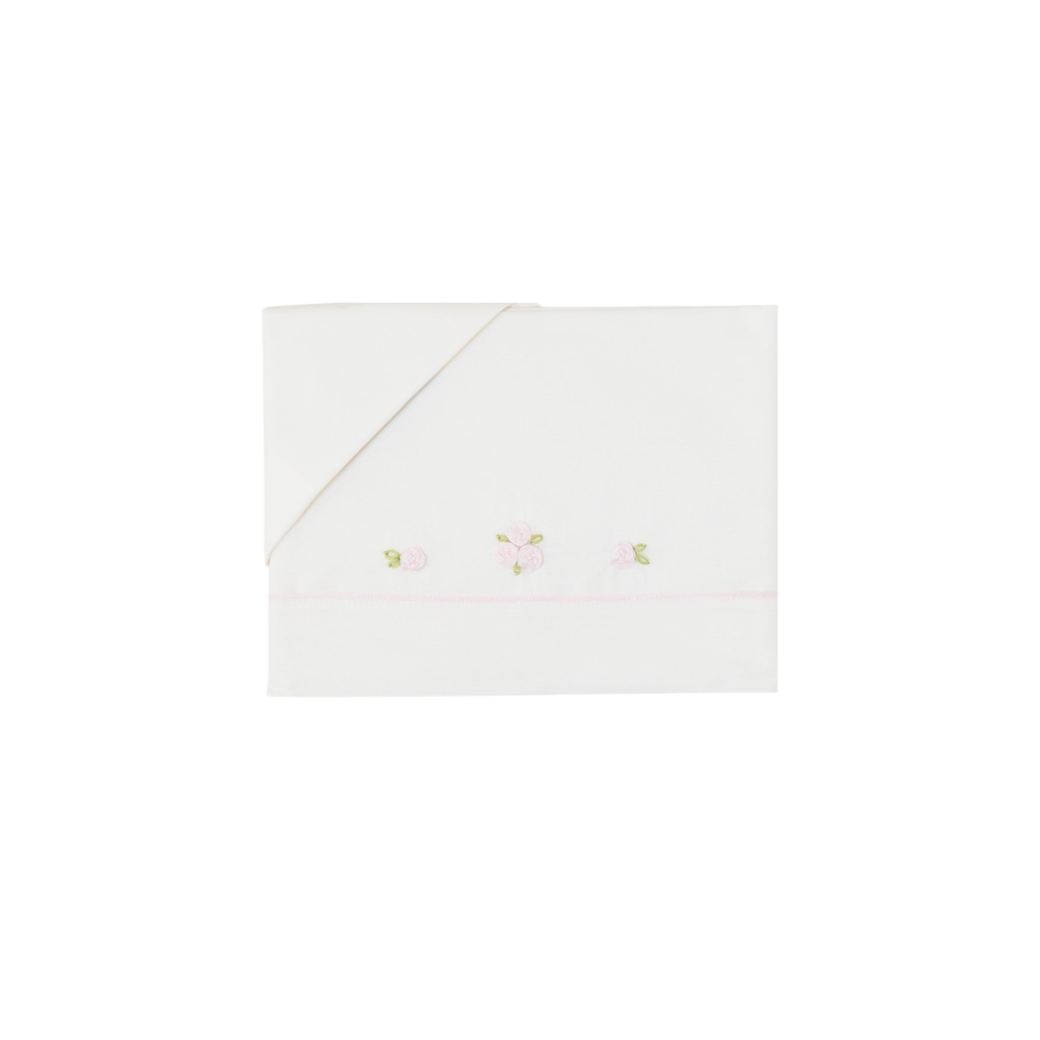 Lenzuolino Neonata Cotone Bianco SARTORIA DEI PICCOLI (cod. LL1105)