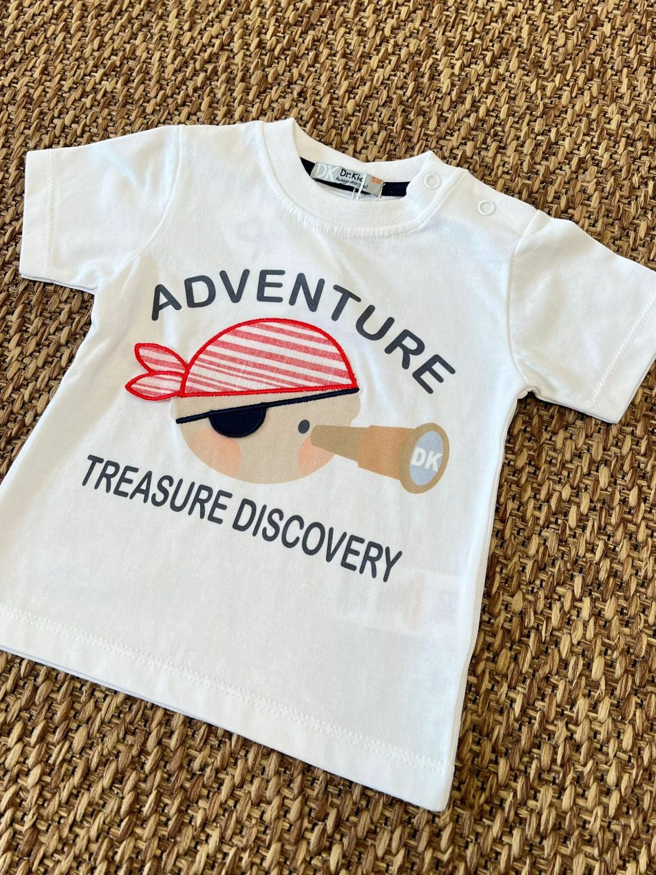 T-shirt Bimbo BIANCO DK509/PV24 -  NANU' BABY