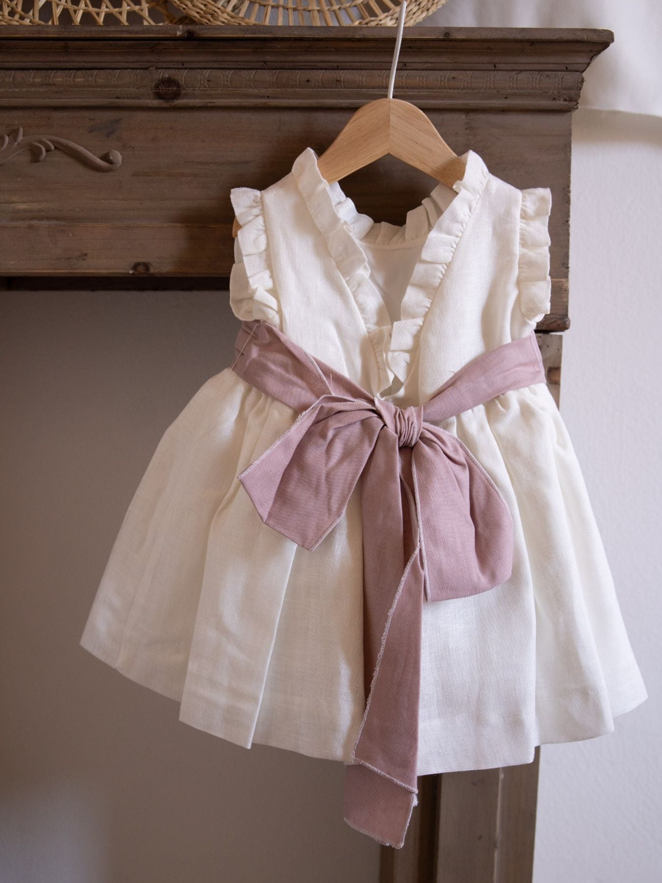 Abito Cerimonia Bimba BEIGE 4917/B -  NANU' BABY
