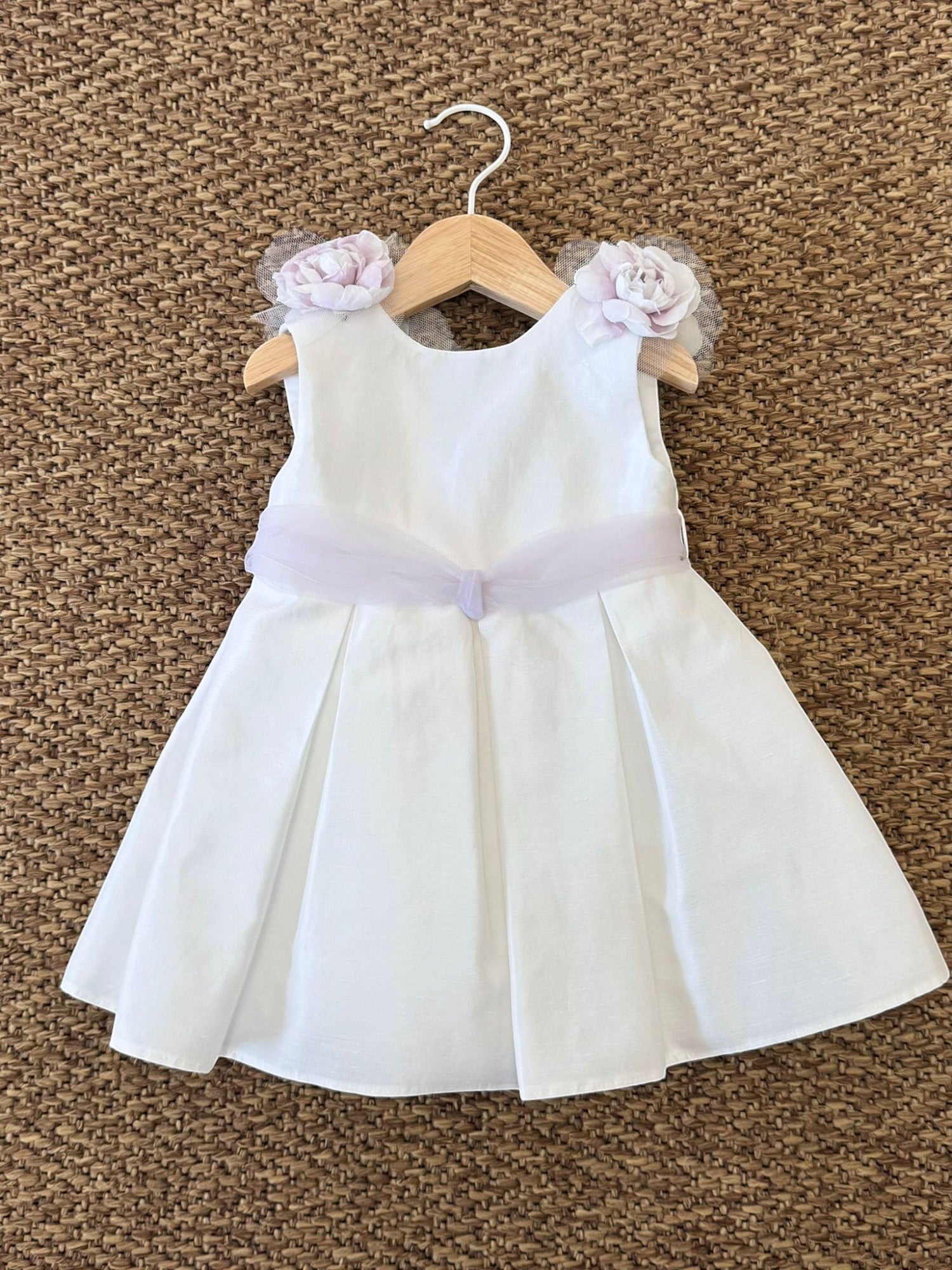 Abito bacia piega Bimba AVORIO GG25KP14I -  NANU' BABY
