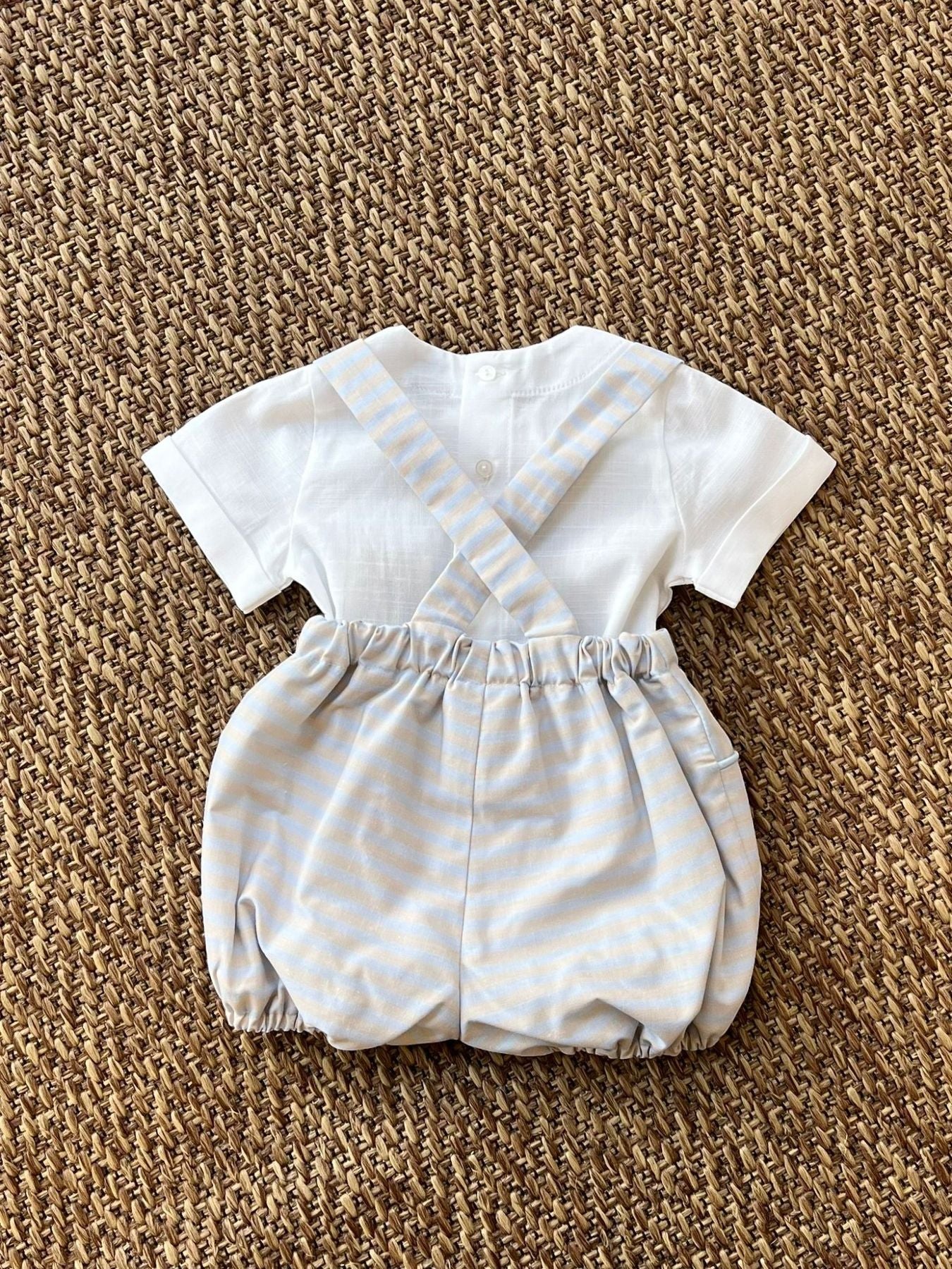 Completo 2 pezzi Bimbo BIANCO EP6853 -  NANU' BABY