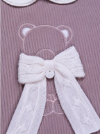Tutina a coste Neonata Rosa IS6714/R by MARLU'