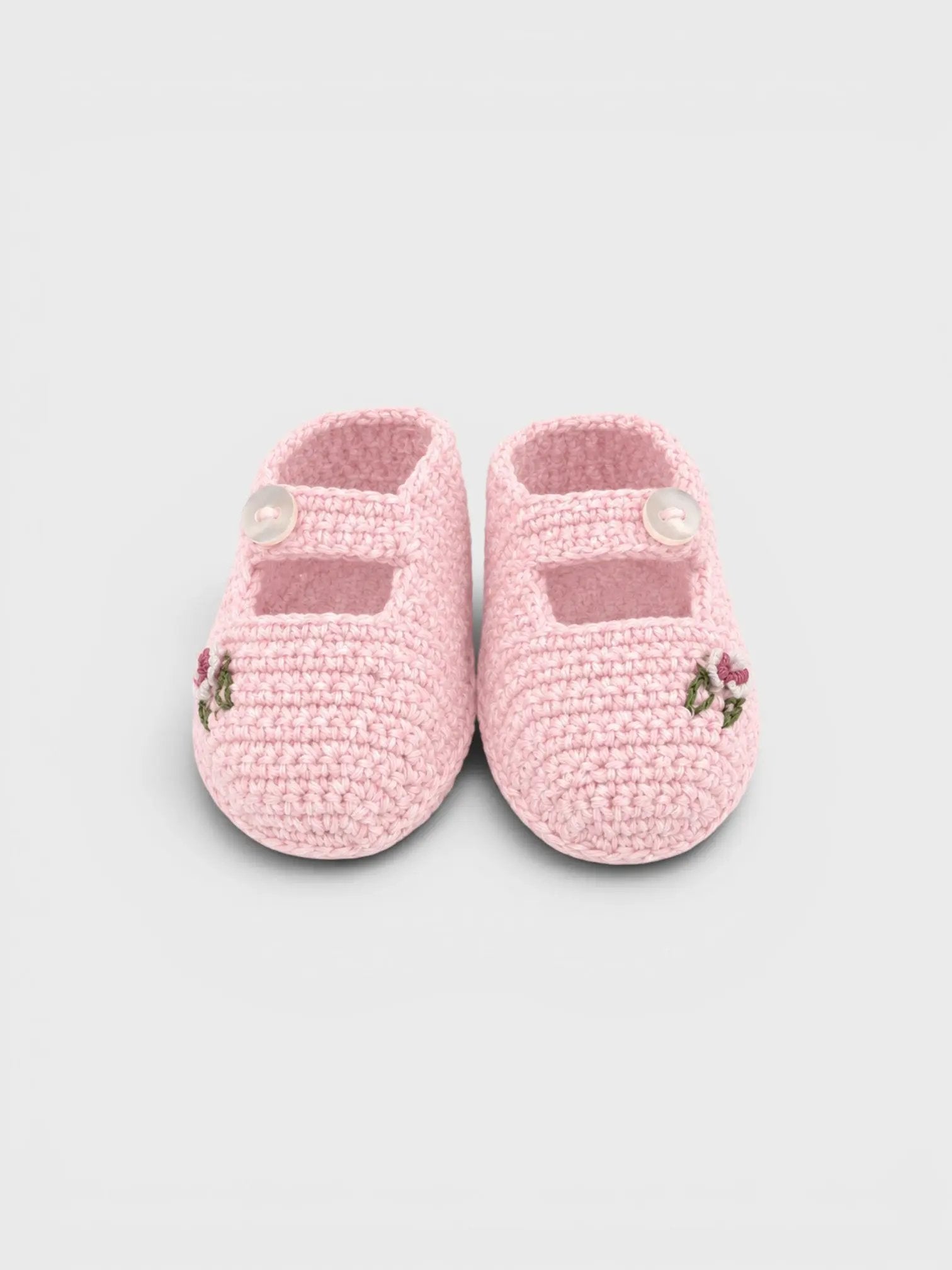 Babbucce Neonata Rosa ROSIE/SC by PICCOLA GIUGGIOLA