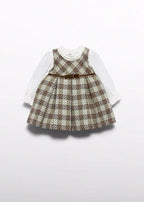 Abito Bimba Marrone 5513/7 by ABEL & LULA