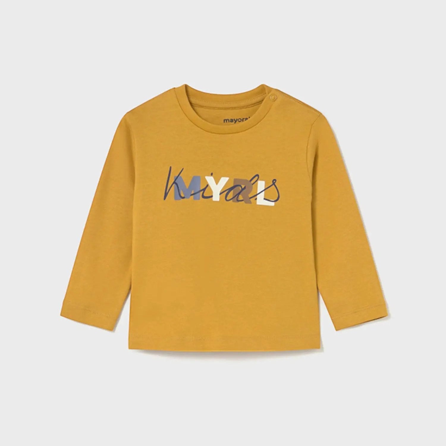 T-shirt Bimbo Giallo 108/28 by MAYORAL