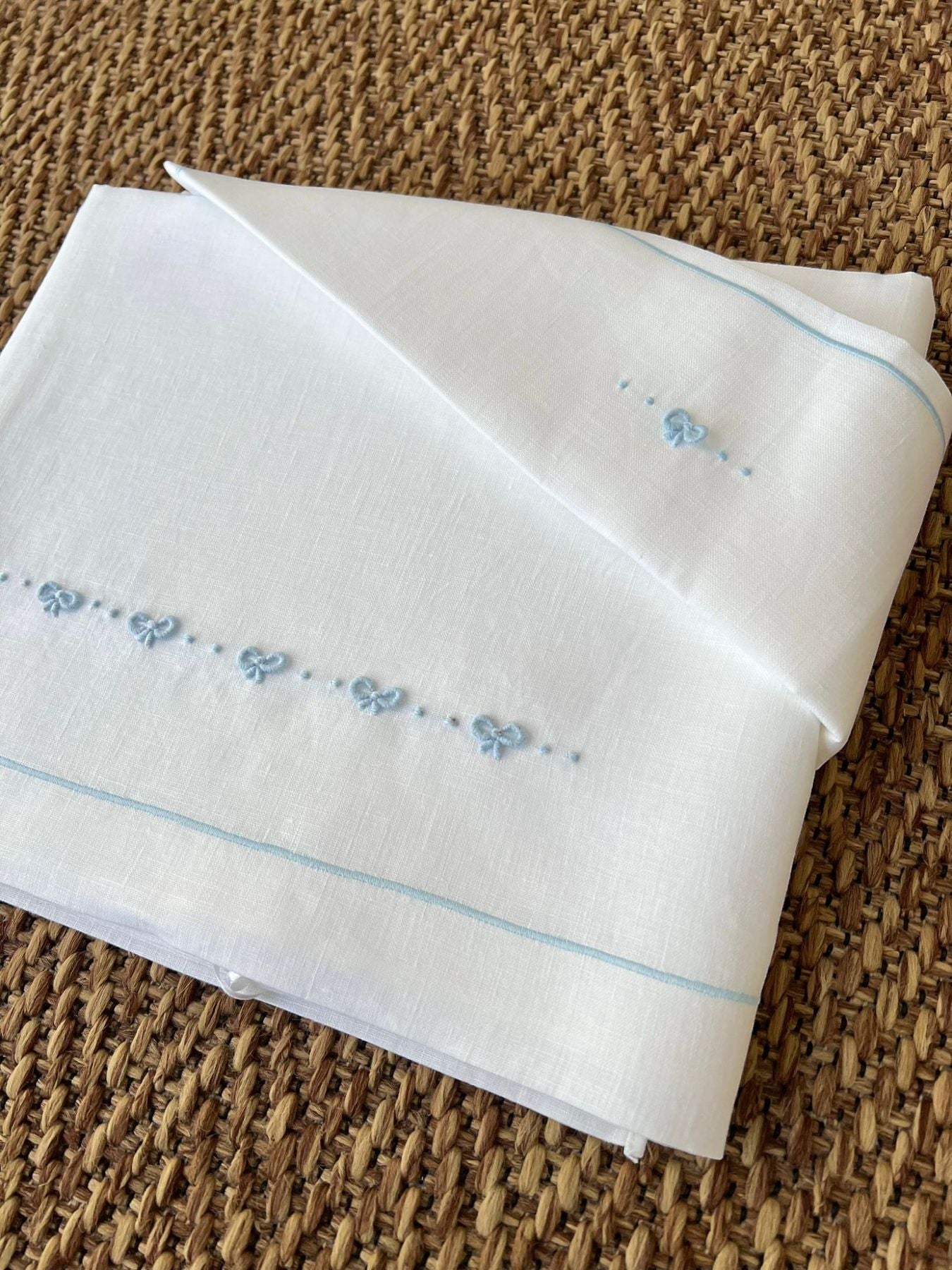 Lenzuolino Neonato AZZURRO GAFFUR/LN -  NANU' BABY