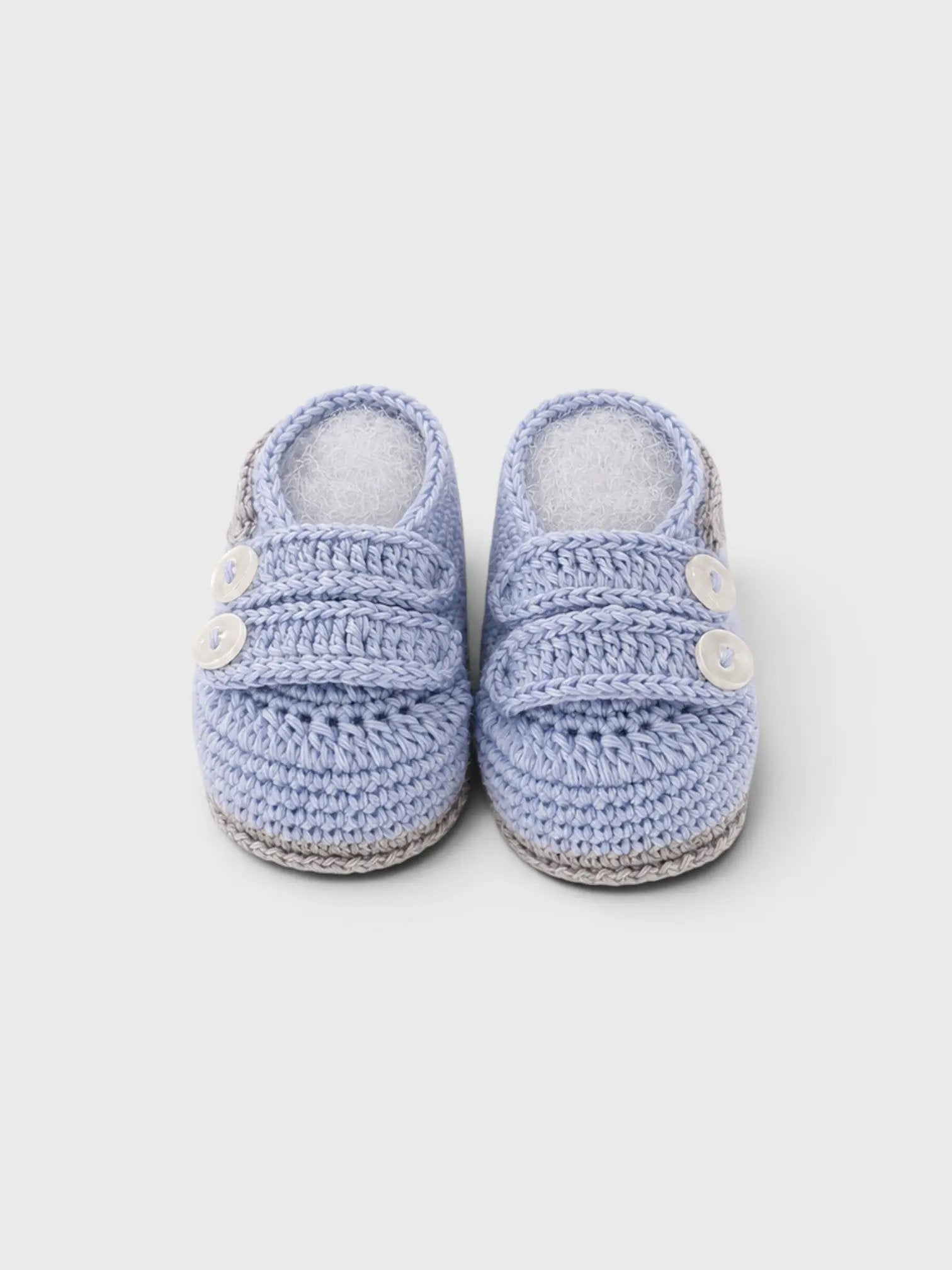 Babbucce Neonato Cielo FIGARO/SC by PICCOLA GIUGGIOLA
