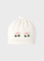 Cuffia Neonata Bianco DELIZIA/CU by PICCOLA GIUGGIOLA