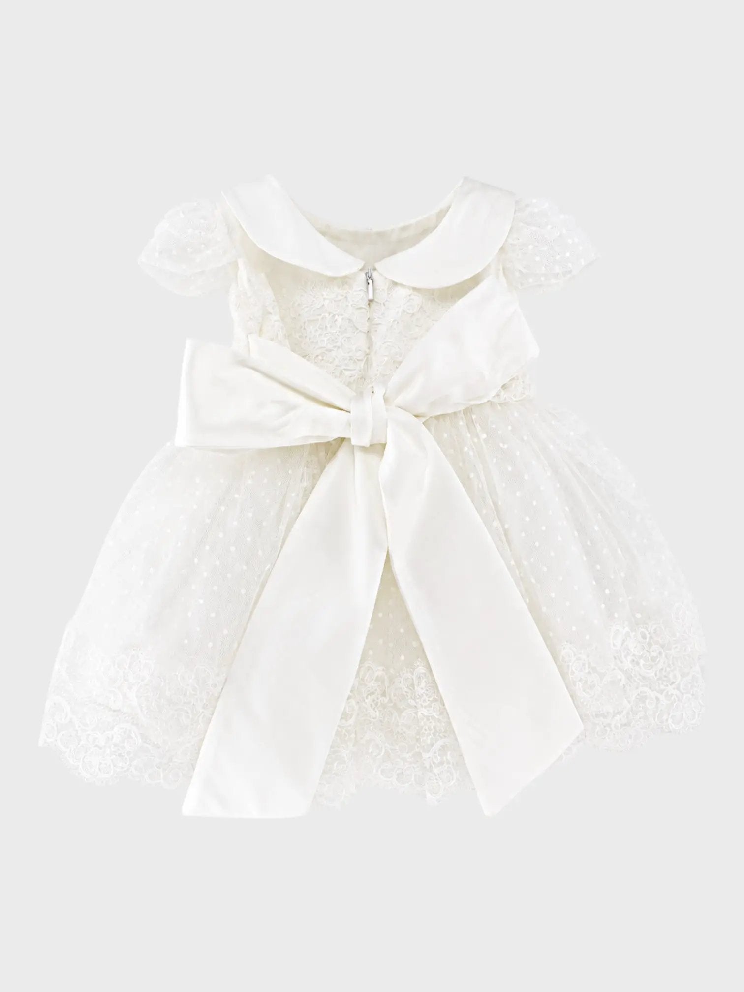 Abito Cerimonia Bimba Bianco FB082 BIS by FLO' SARTORIA ITALIANA