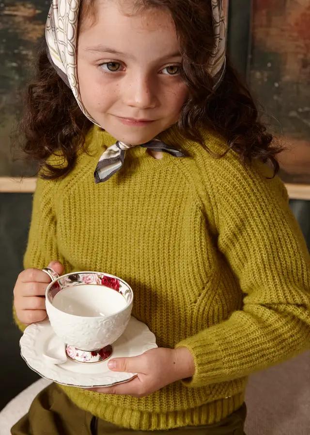 Maglia Bimba Verde 5881/18 by ABEL & LULA