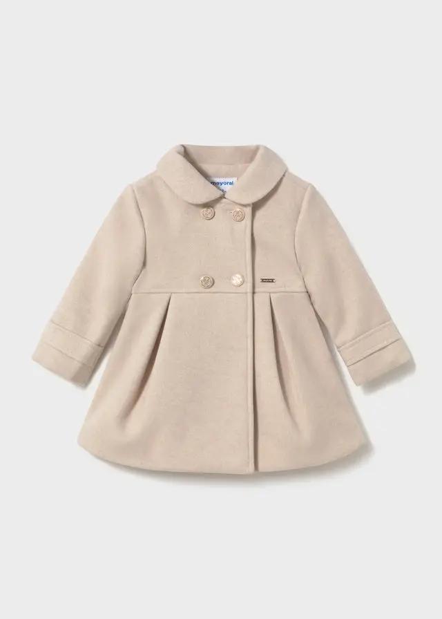Cappotto Bimba Avorio 2415/12 by MAYORAL